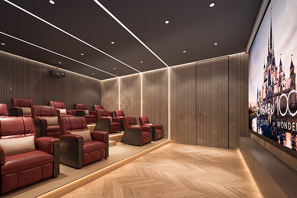 Private cinema lounge