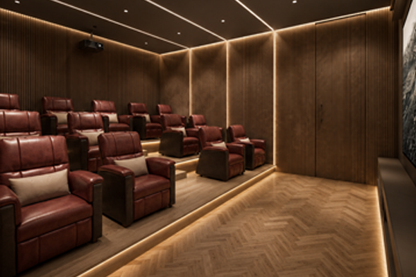 Private cinema lounge