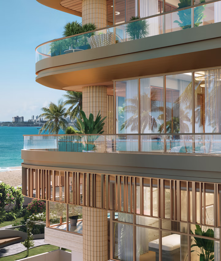 Duville NAIA Oceanfront Terrace Balcony